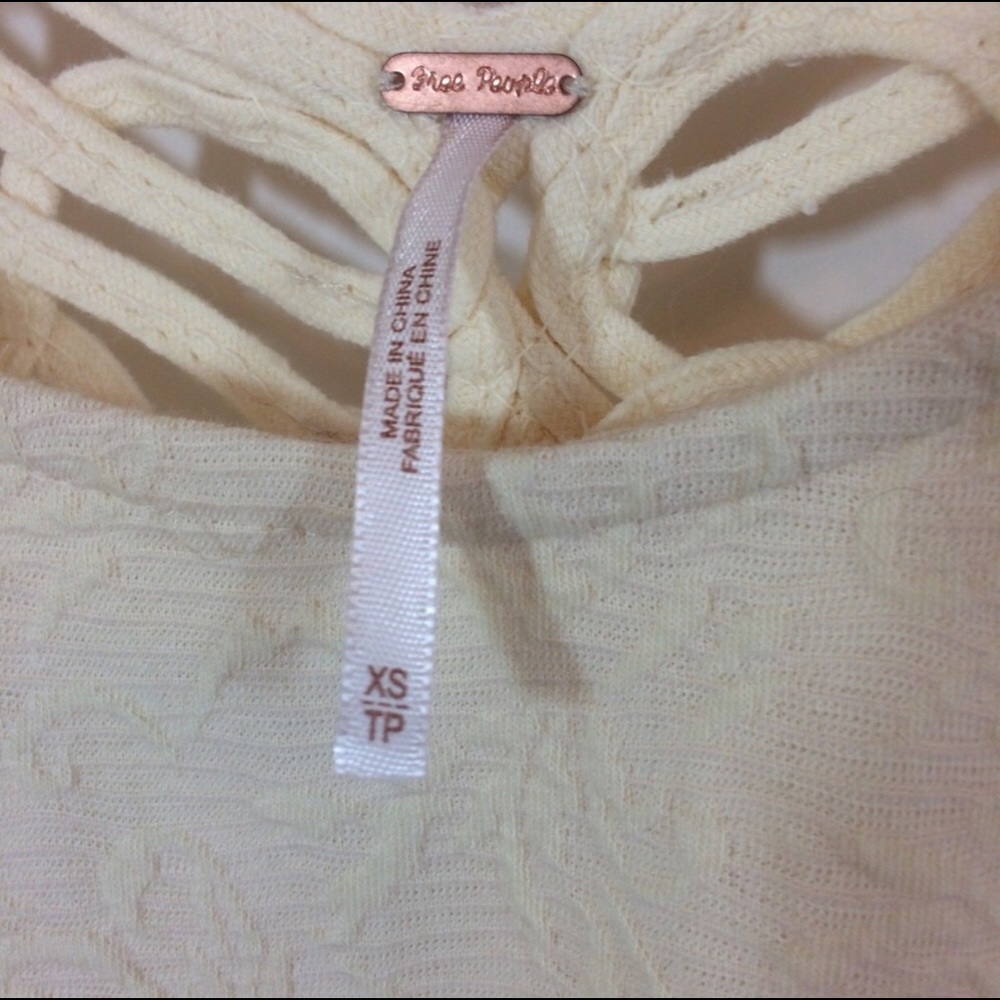 🎈🦋HP!!🦋 Free People | Caged Back Peplum Top - Picture 4 of 10